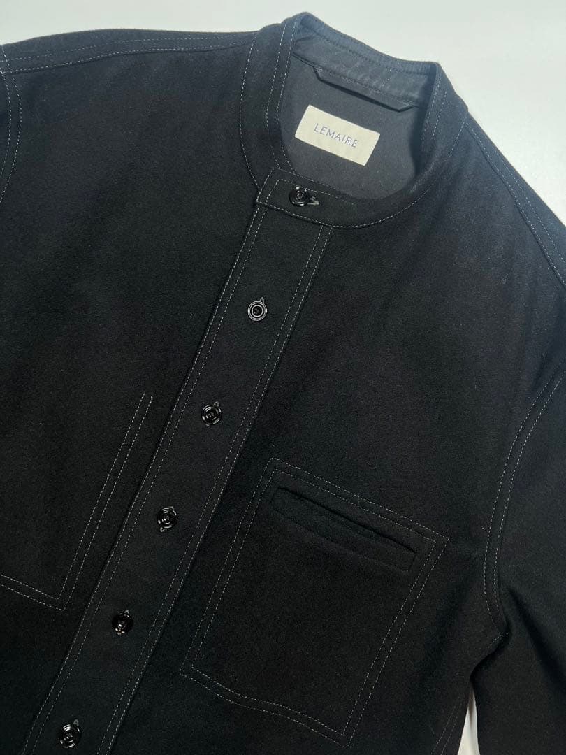 ジャケット・アウター LEMAIRE LIGHT FELTED WOOL LONG OVERSHIRT