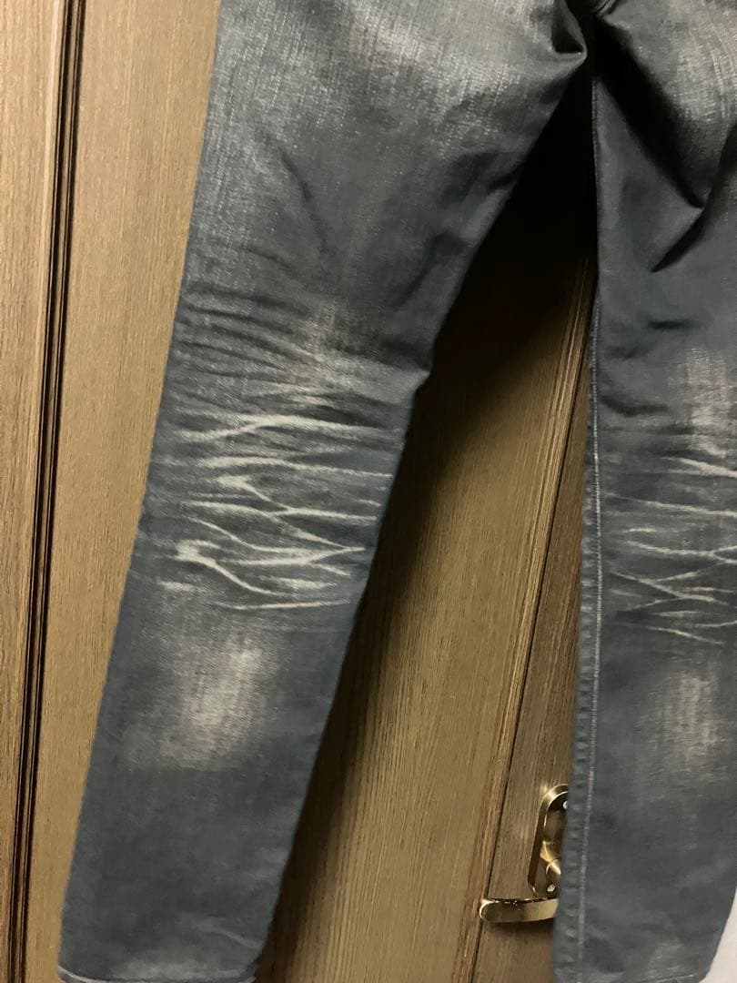 gucci 13aw ホースビット スキニーデニム　フェードグレー