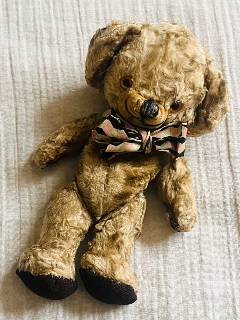 アンティークヴィンテージ英国製メリーソートチーキーテディベア ぬいぐるみドール