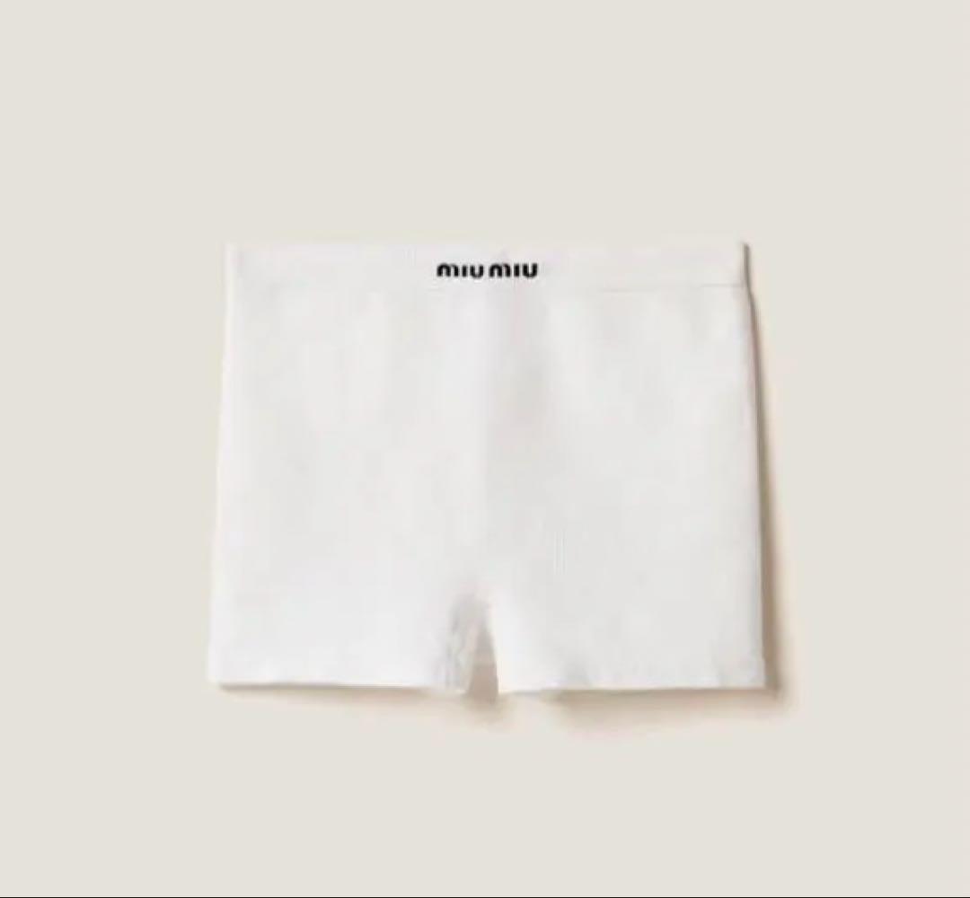 MIUMIU ボクサーショートパンツ xs～s