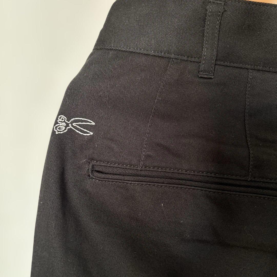 DENHAM ブラック チノパン