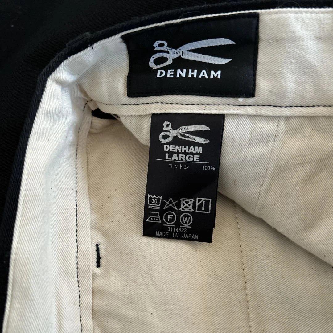 DENHAM ブラック チノパン