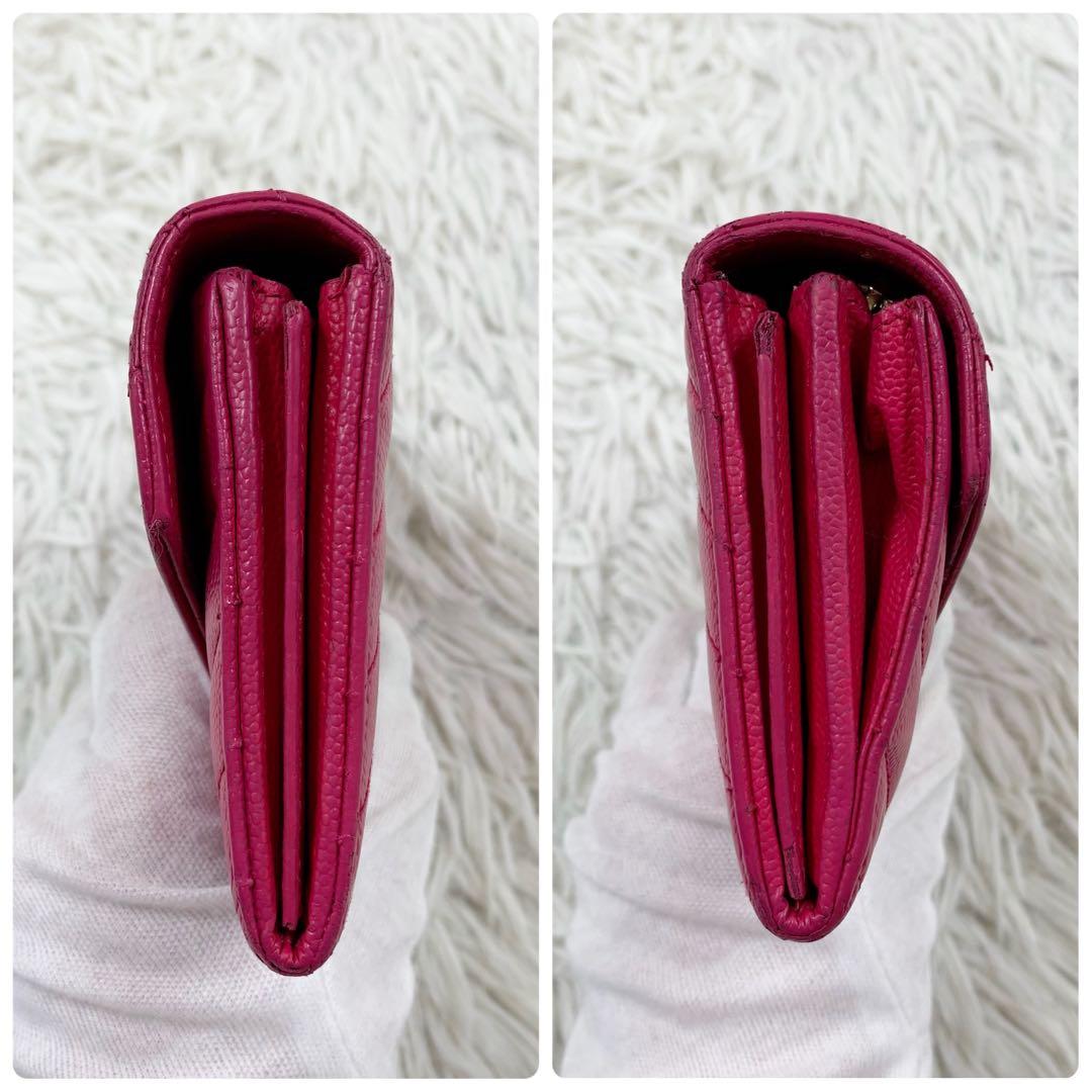 【✨美品✨】サンローラン カサンドラ 長財布 フラップ キルティング ピンク