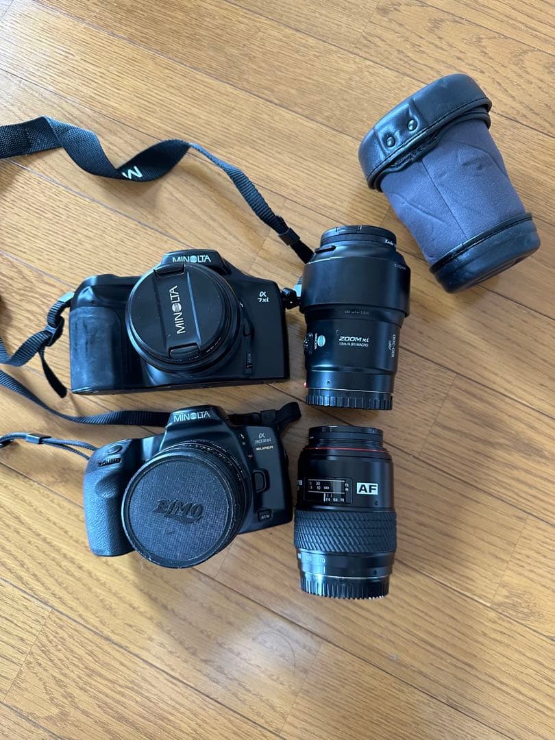 MINOLTA フィルムカメラ まとめ　レンズ2点
