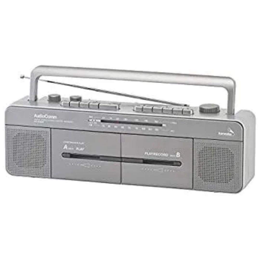 オーム電機ステレオダブルカセットレコーダーRCS-W960R