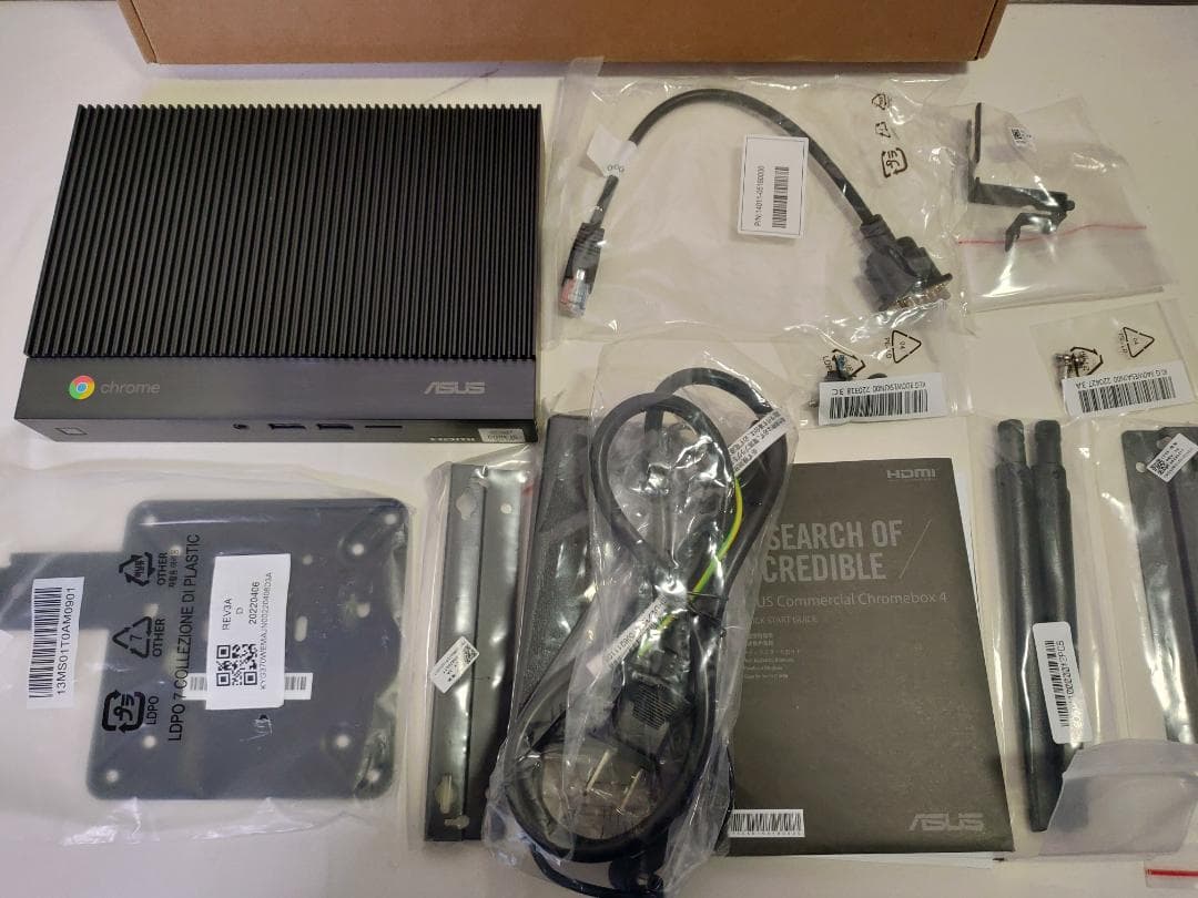 ミニPC ASUS CHROMEBOX4-G5052UN ChromeOS