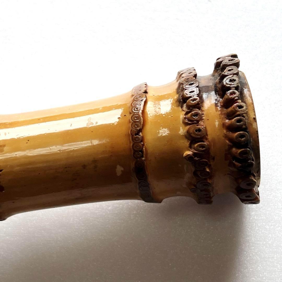 尺八本体　 5穴 金属リング　一尺八寸