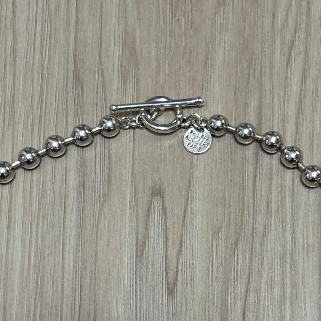 PHILIPPE AUDIBERT ボールチェーン ネックレス 6mm