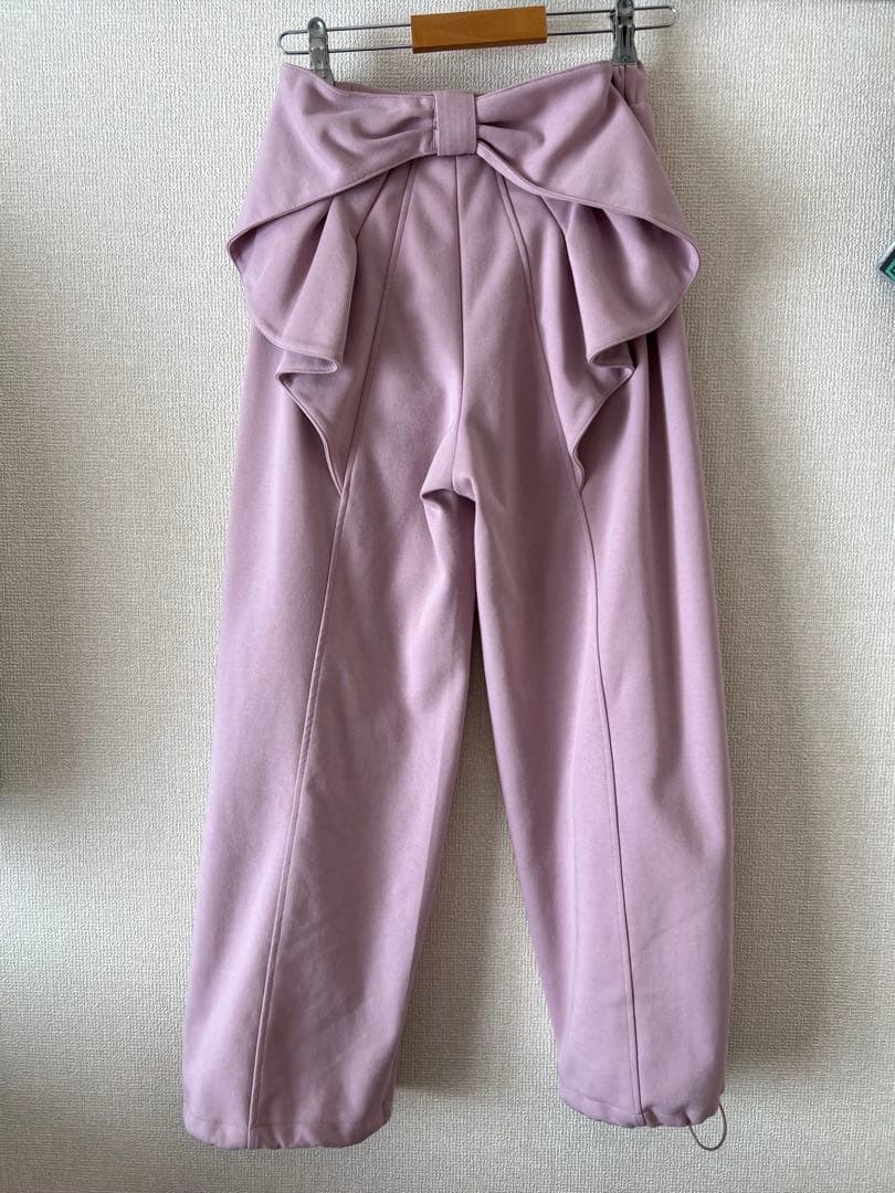 RODEO CROWNS WIDE BOWLビッグリボンスウェットパンツ　M