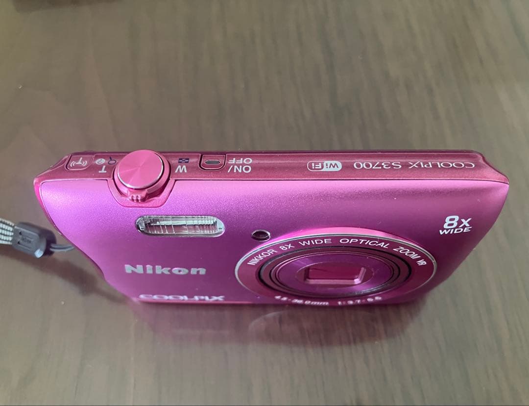 【動作確認済み】Nikon COOLPIX S3700 デジカメ　人気色ピンク