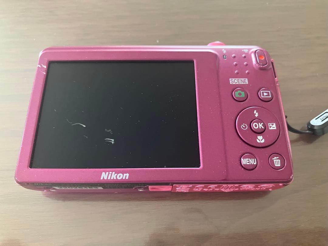 【動作確認済み】Nikon COOLPIX S3700 デジカメ　人気色ピンク