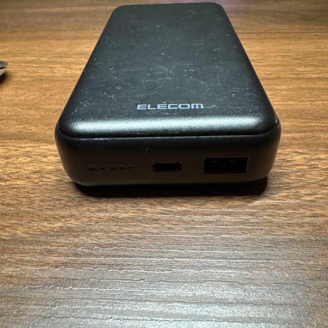 ELECOM 20000mAh C+A 20W モバイルバッテリー
