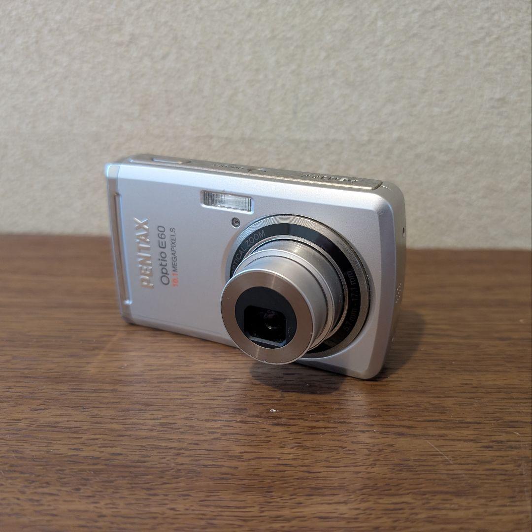 ★【初心者セット 平成レトロ】乾電池で楽々 PENTAX Optio E60★