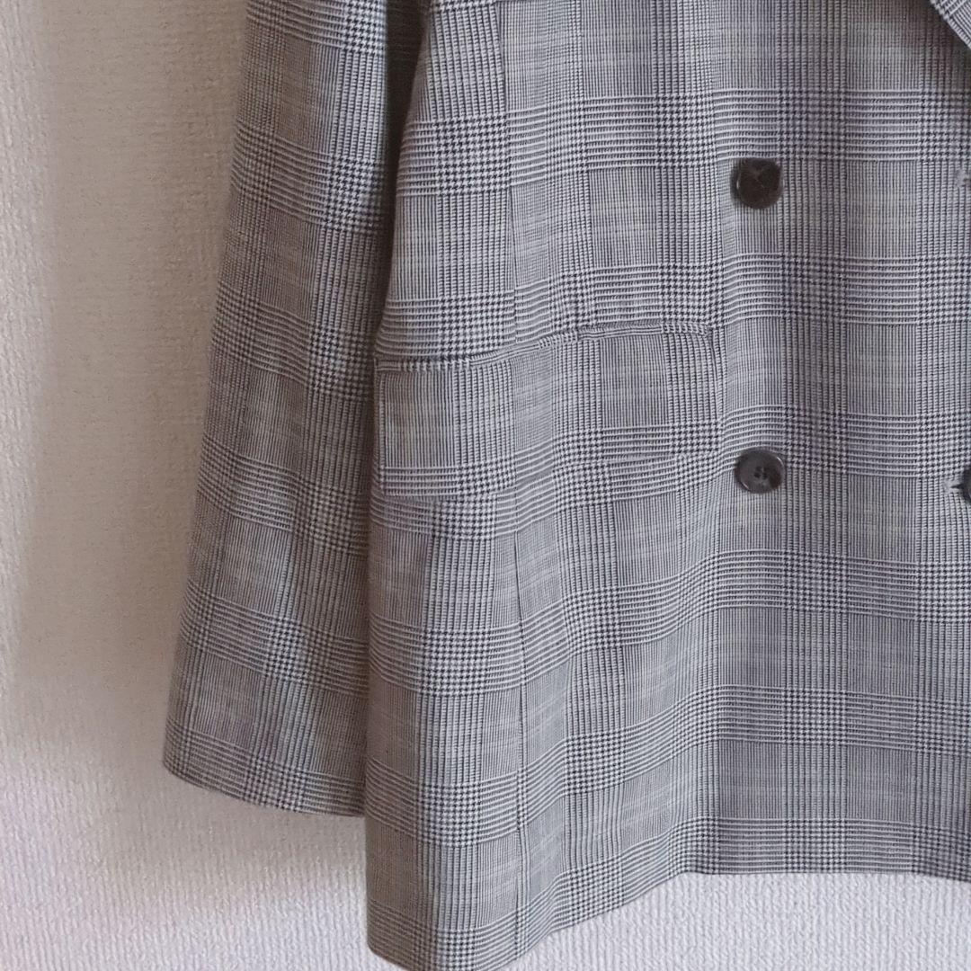 新品♥SLOBE IENA◆チェックWブレストジャケット　秋冬