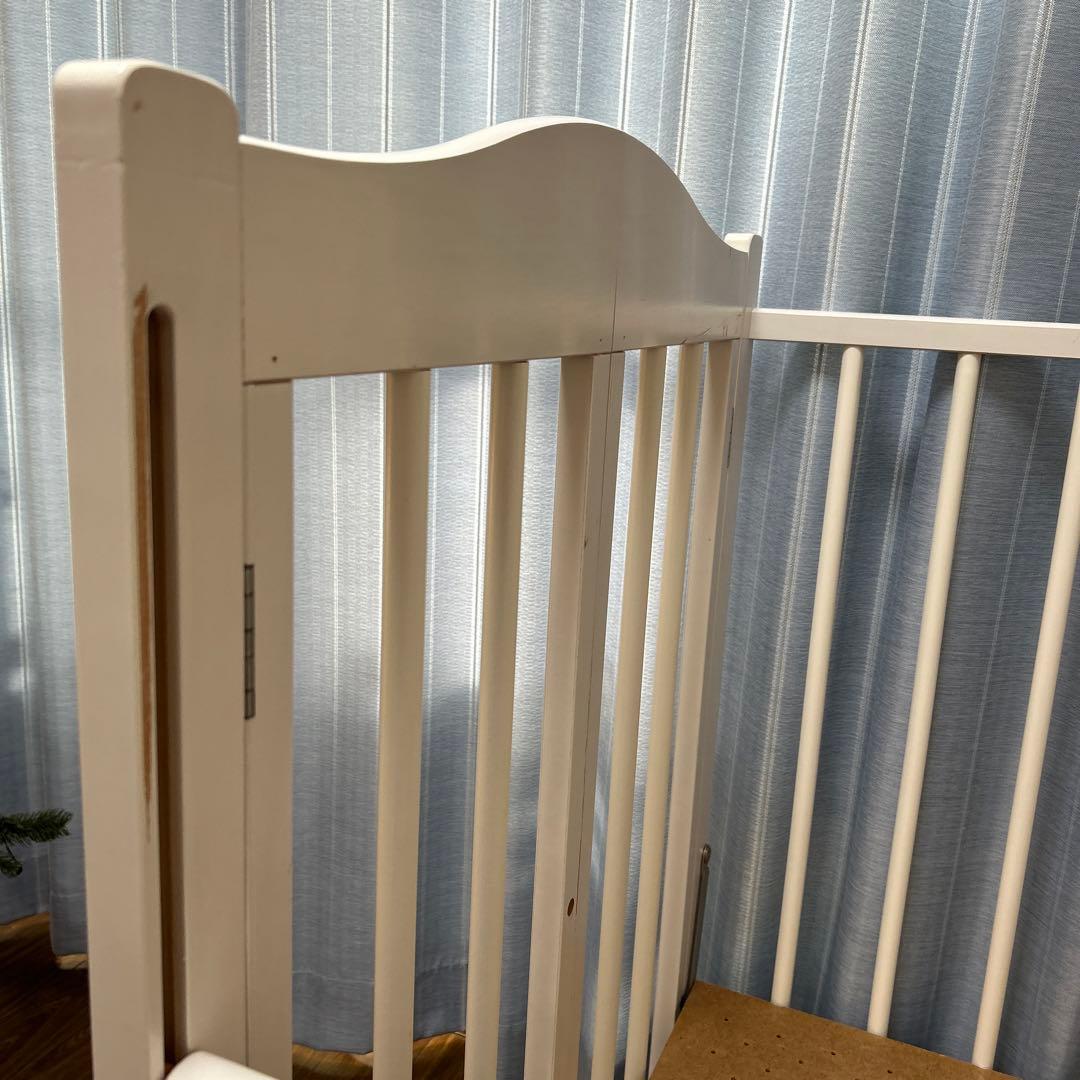 ベビーベッド チェリッシュ　ホワイト　引き取り希望　配送相談