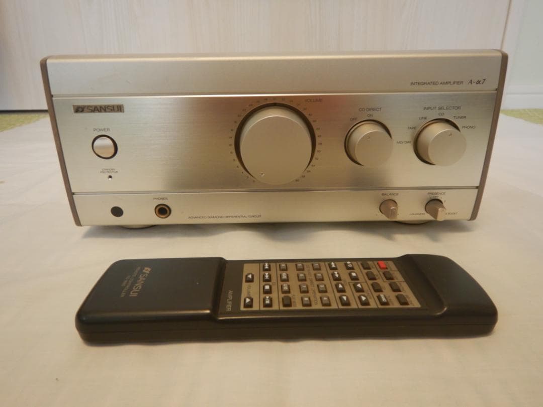 SANSUI　サンスイ　プリメインアンプ　A-α７　　メンテナンス品　整備済み
