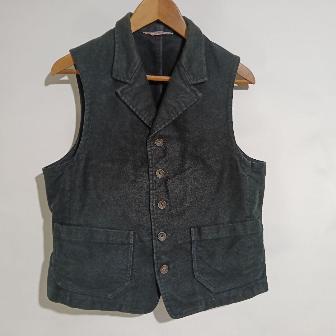 45R コットンモールスキンベスト　ジレUmii908