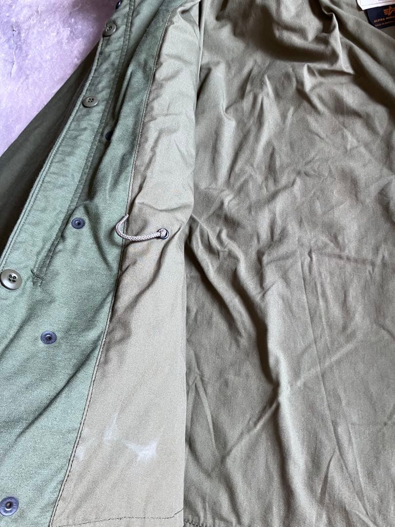 90's M65 フィールドジャケット アメリカ製 米軍 スコービル L-R