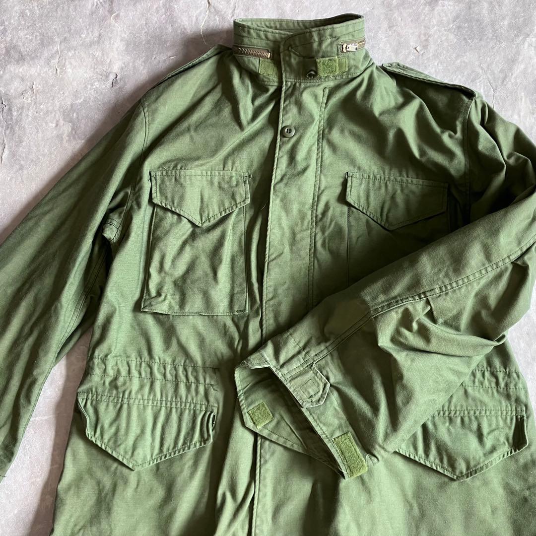 90's M65 フィールドジャケット アメリカ製 米軍 スコービル L-R