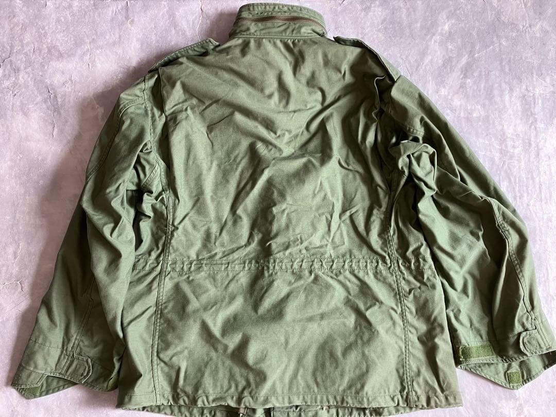 90's M65 フィールドジャケット アメリカ製 米軍 スコービル L-R