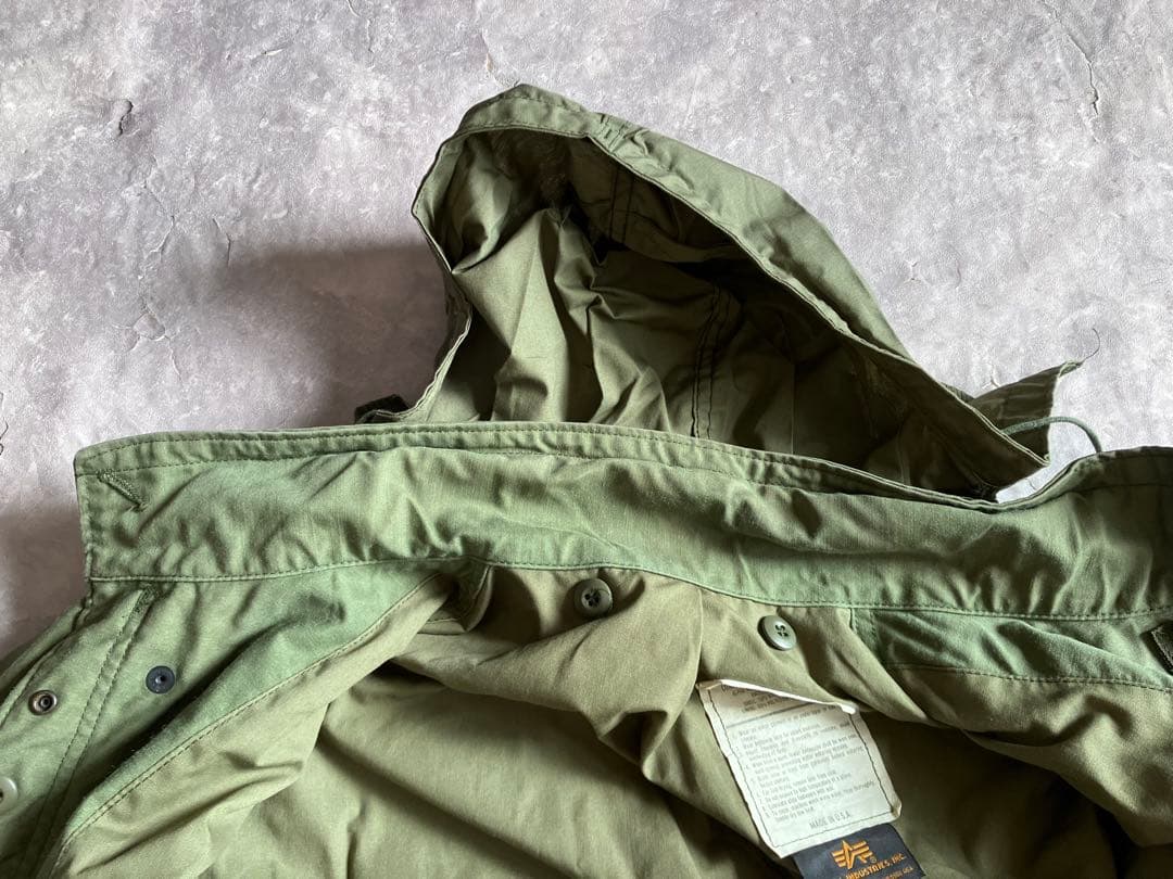 90's M65 フィールドジャケット アメリカ製 米軍 スコービル L-R