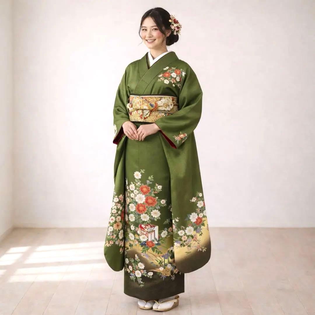 ◎mk-2023　美品　振袖　　　1-22