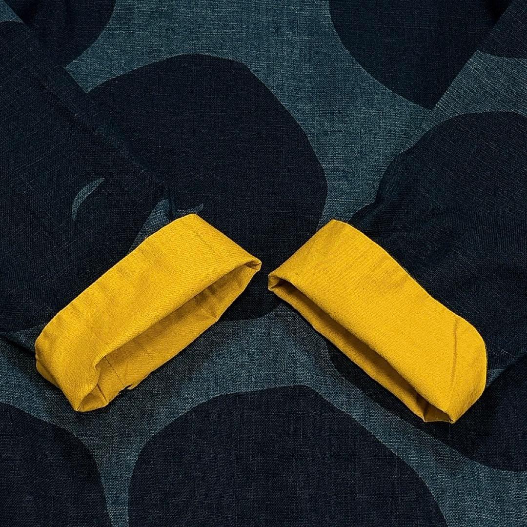 ✨美品✨パラスパレス　藍染め　ロングワンピース　総柄　コットン　日本製　F