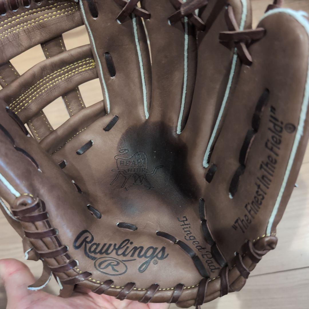 週末限定値下げ　Rawlings ローリングス軟式グラブ　内野手ブラウングローブ