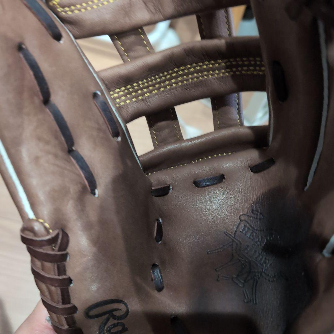 週末限定値下げ　Rawlings ローリングス軟式グラブ　内野手ブラウングローブ