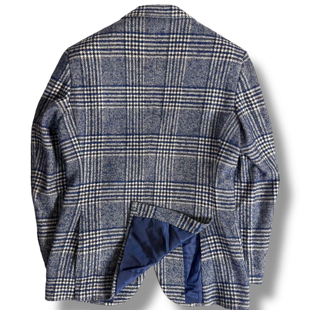 J7416 美品 ビームスF SUBALPINOグレンチェックジャケット 46