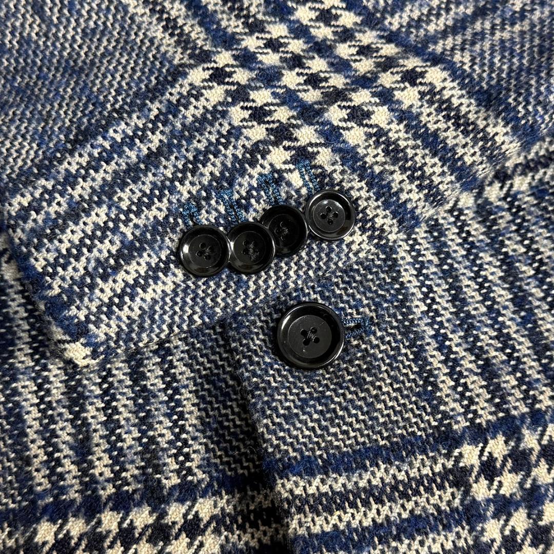 J7416 美品 ビームスF SUBALPINOグレンチェックジャケット 46