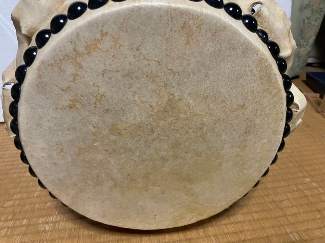 和太鼓　長胴太鼓　 打面直径約26.5cm　胴直径約33.5cm　高さ約34cm