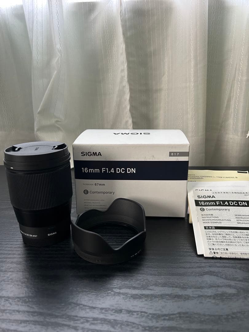 SIGMA 16mm F1.4 DC DN レンズ　SonyEマウント