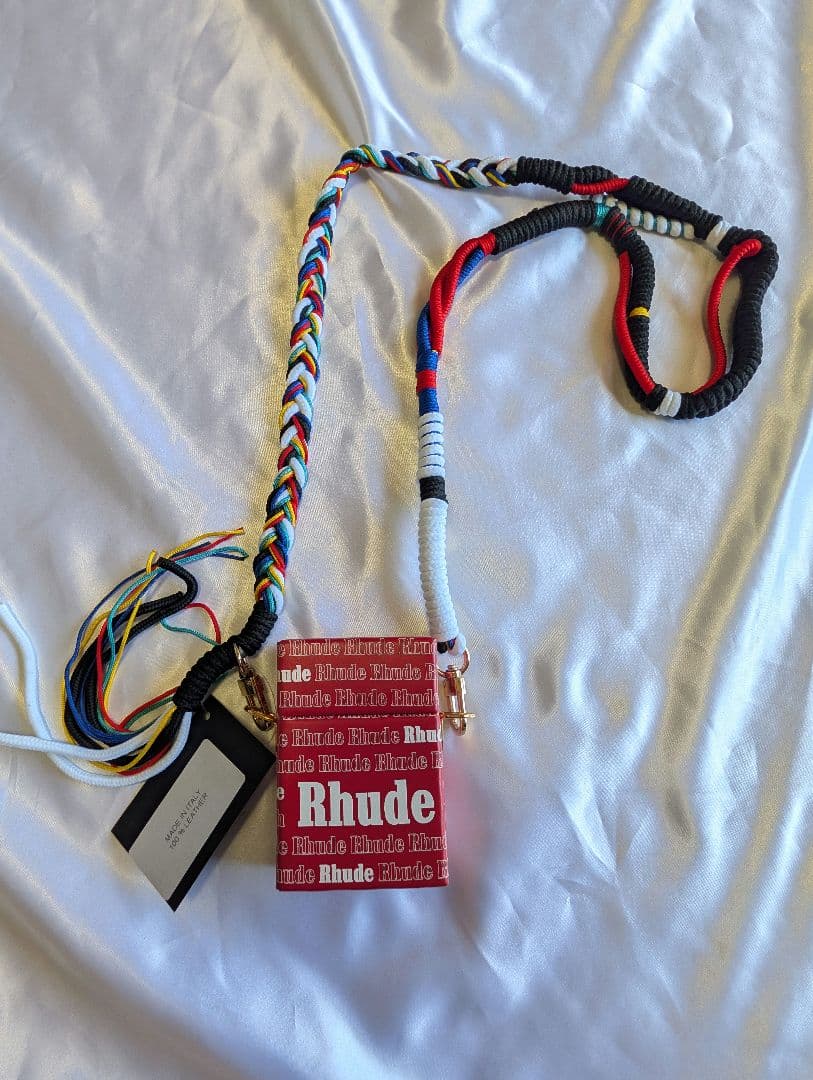 新品未使用　Rhude ショルダーバッグ 編み込みストラップ