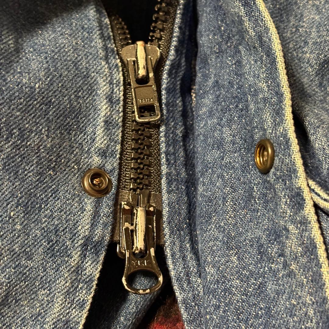 激レア 80s Woolrich デニムダスターコート 超ヘビーオンス USA製