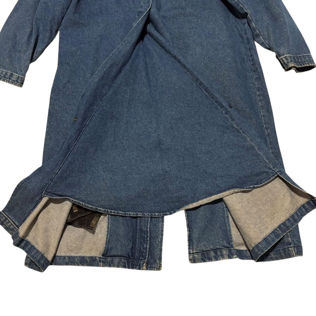 激レア 80s Woolrich デニムダスターコート 超ヘビーオンス USA製