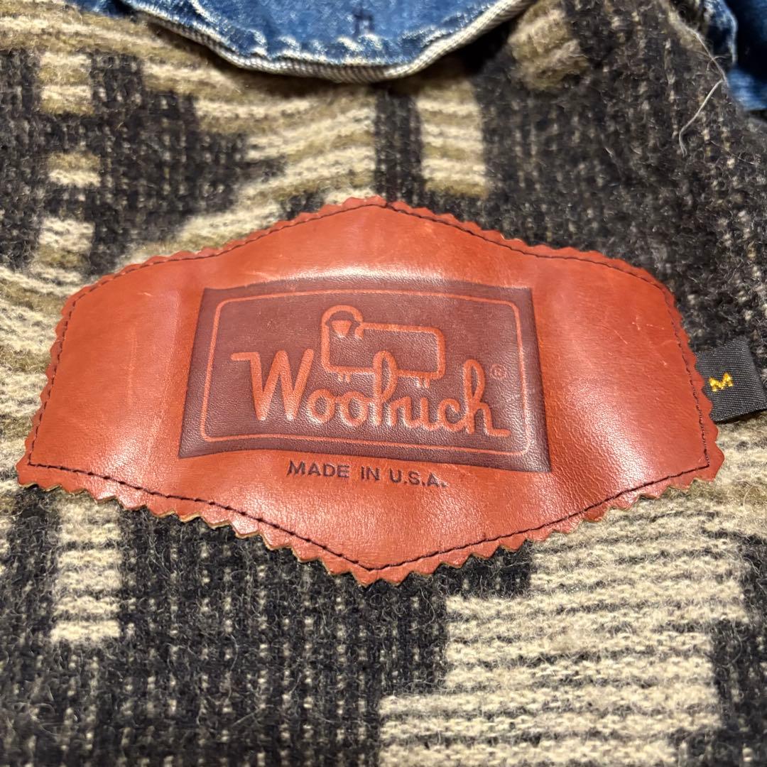 激レア 80s Woolrich デニムダスターコート 超ヘビーオンス USA製