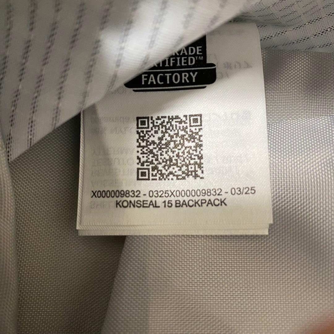新品未使用 ARC'TERYX Konseal 15 Backpack