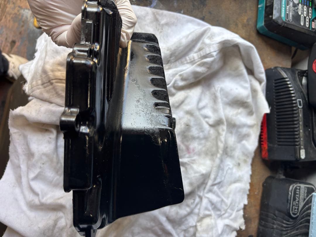 カワサキ　純正　バリオス　オイルパン　ドレンボルト　OK