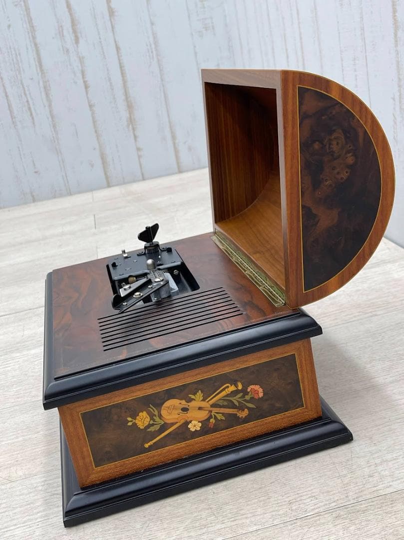 スイス リュージュ ディスクオルゴール Romance 象嵌 ディスク10枚