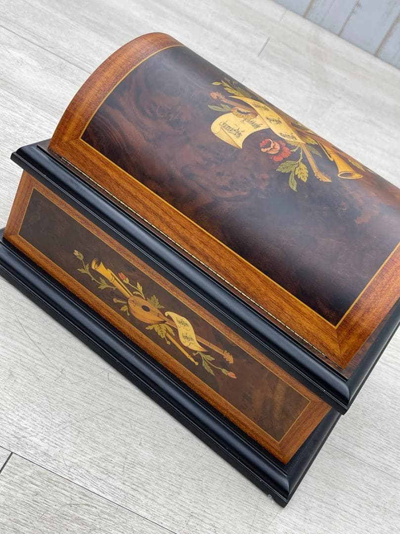 スイス リュージュ ディスクオルゴール Romance 象嵌 ディスク10枚