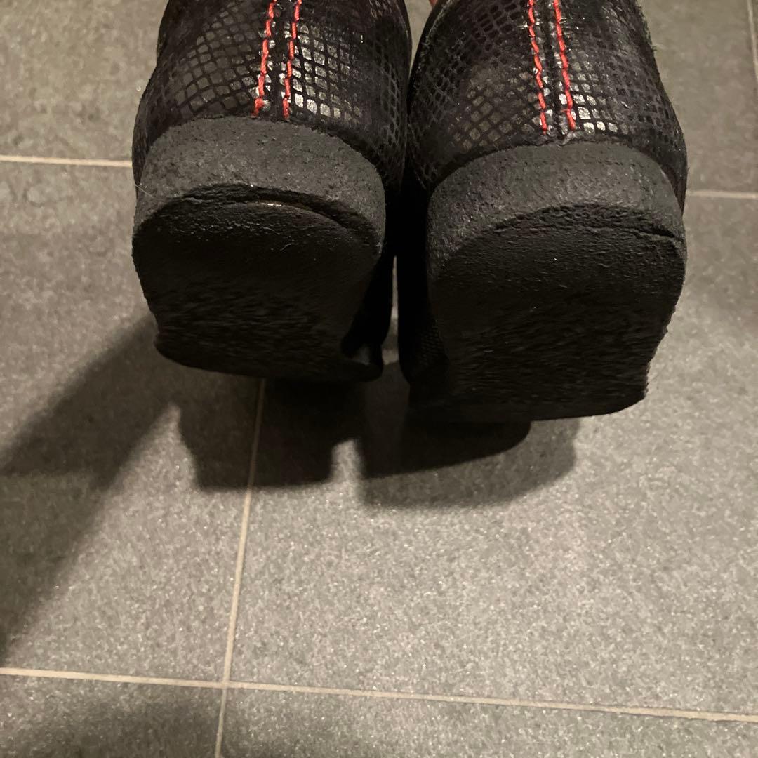 【入手困難】ワコマリア×クラークス ワラビー 23ss 蛇柄 クロコダイル