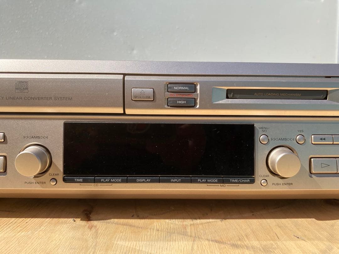 sony mxd-d3 md cdプレイヤー　中古品