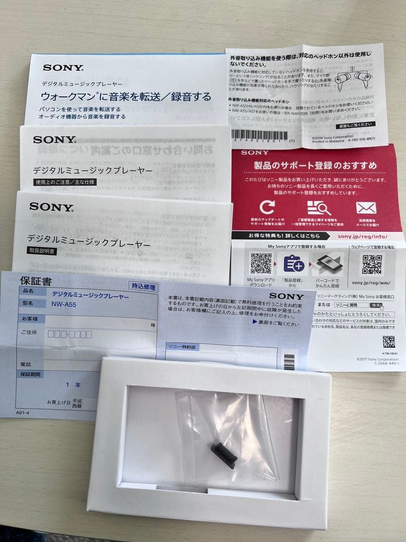 ポータブルプレーヤー SONY WALKMAN NW-A55