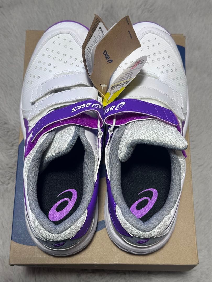 【新品】asics WINJOB CP112 LC ホワイト×パープル 25.0