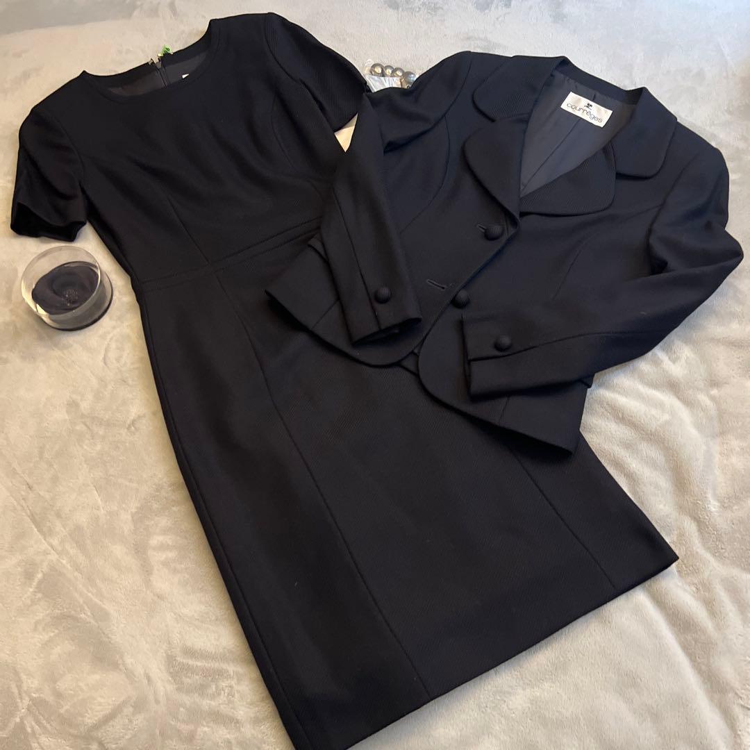 クレージュ　ワンピーススーツ　36 S 未使用　卒業　入学　面接