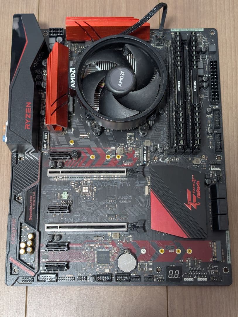 CorsairDDR4メモリ　16GB＋ryzen5 3600＋マザボセット