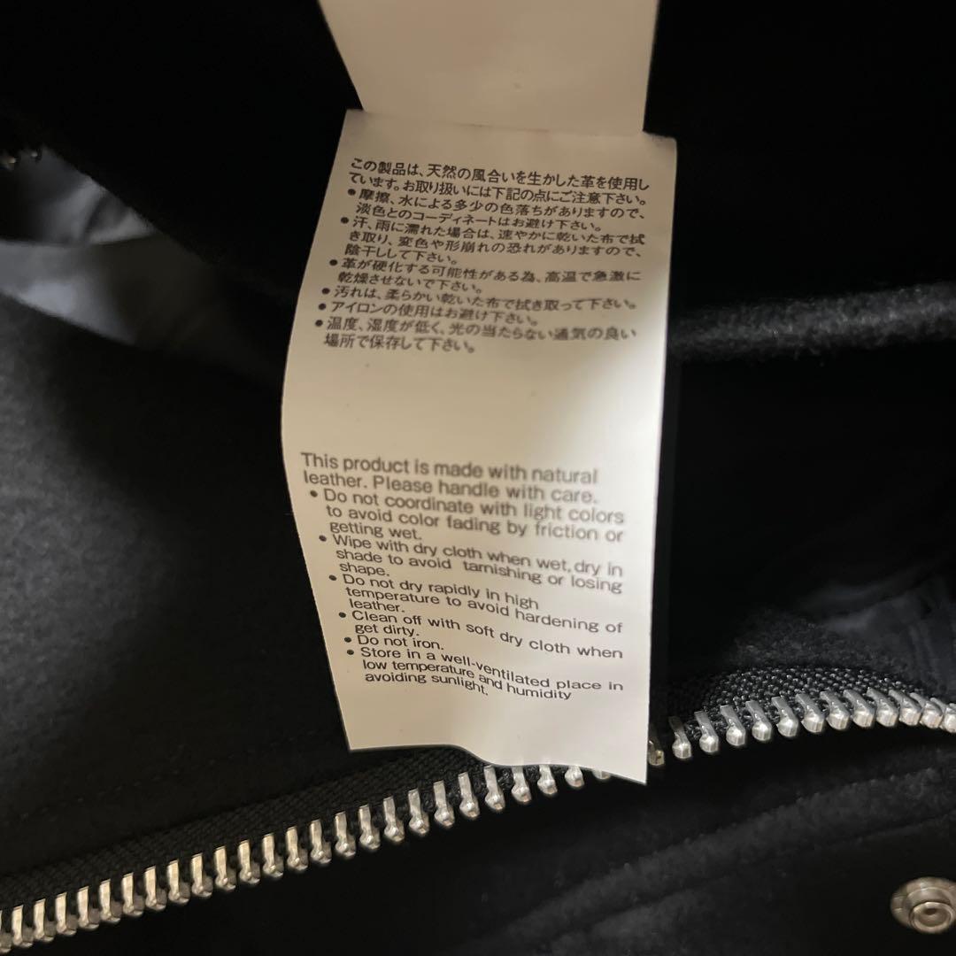 ジャケット・アウター sacai Gonz Wool Melton Leather Jacket 2