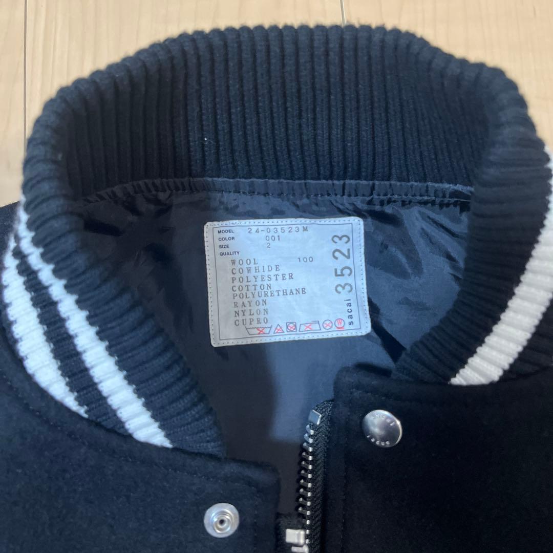 ジャケット・アウター sacai Gonz Wool Melton Leather Jacket 2