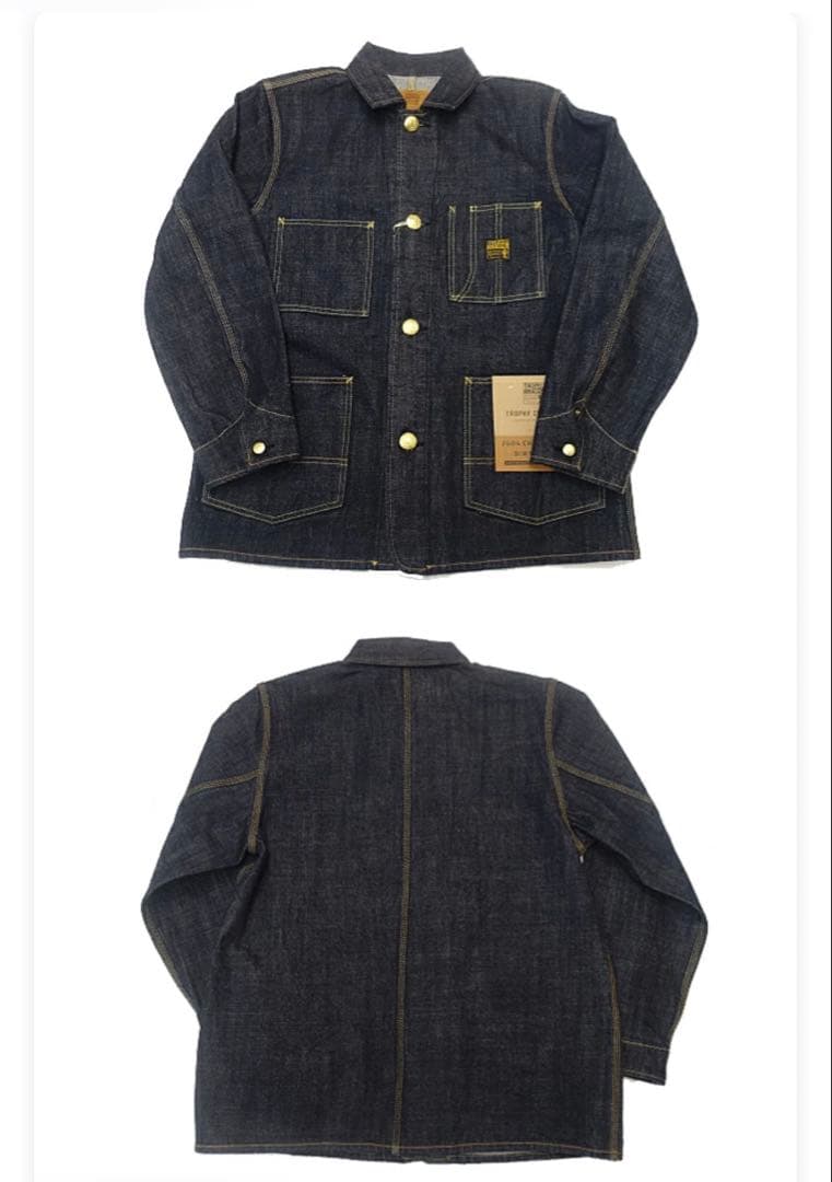 トロフィークロージングメンズデニム ジャケット　インディゴ　サイズ40